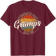 My Favorite People Call Me Gramps Vintage Stamp Fathers Day T-Shirt - T-Shirt | Maroon