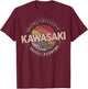 Kawasaki City 90s Retro Japan Aesthetics 80s Kawasaki , black T-Shirt - T-Shirt | Maroon