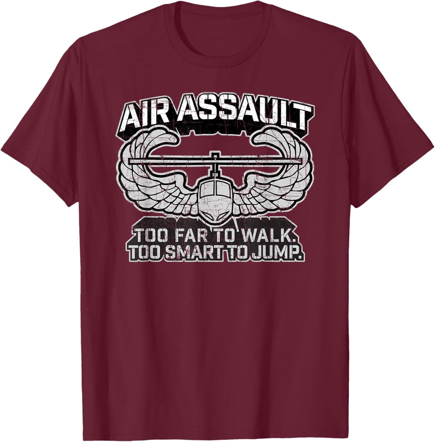 American Marauder: Air Assault Smart T-Shirt - T-Shirt | Maroon