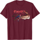 Official Lady Gaga Chromatica , black T-Shirt - T-Shirt | Maroon