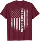 Vintage USA American Flag Proud Pool Billiard Snooker Nana T-Shirt - T-Shirt | Maroon