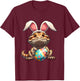 Easter Bearded Dragon Pets Pet Egg Eggs Bunny Rabbits T-Shirt - T-Shirt | Maroon