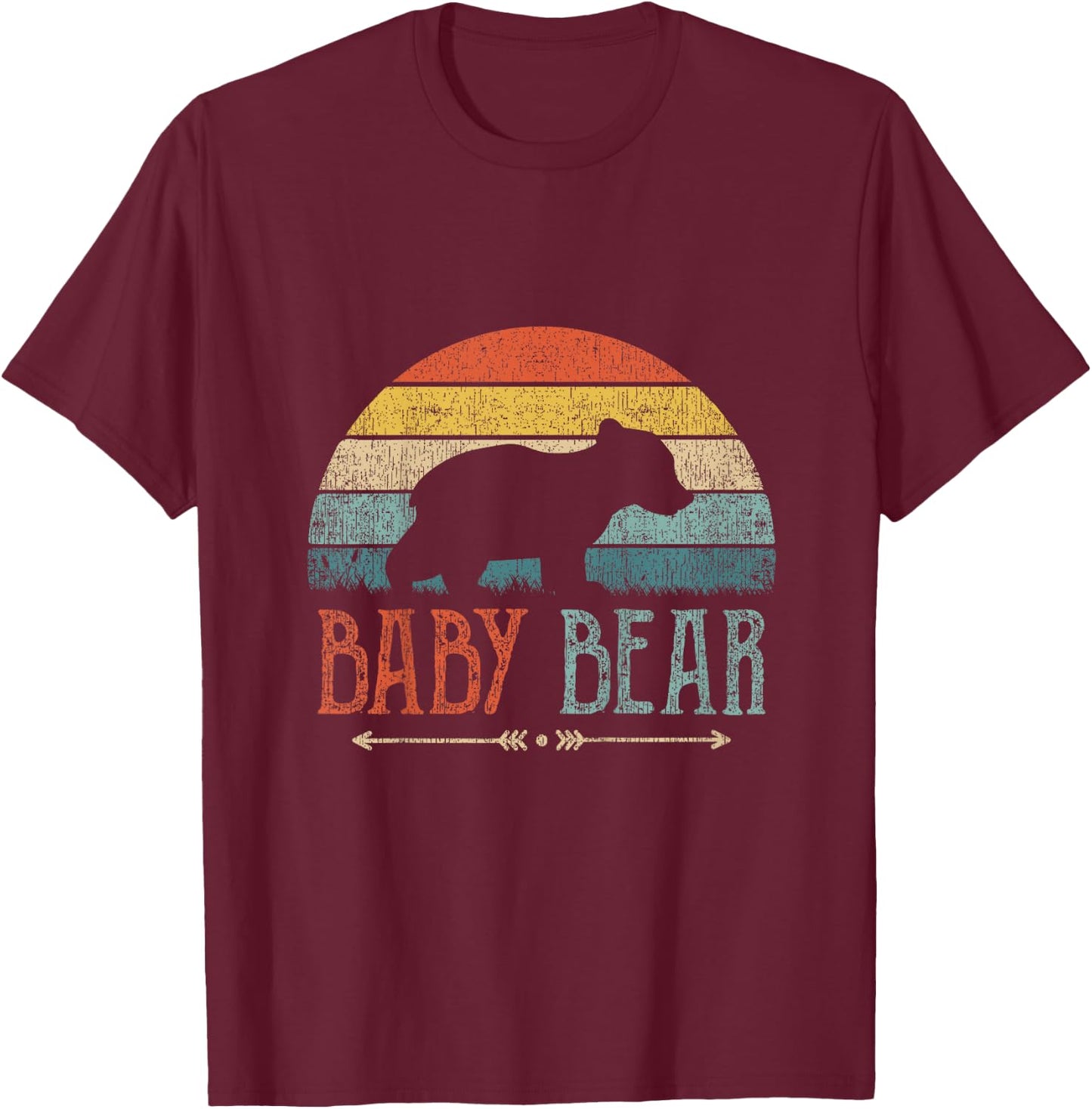 Baby Bear Geschenkidee kleine Kinder Kleinkinder Baby Bär T-Shirt - T-Shirt | Maroon