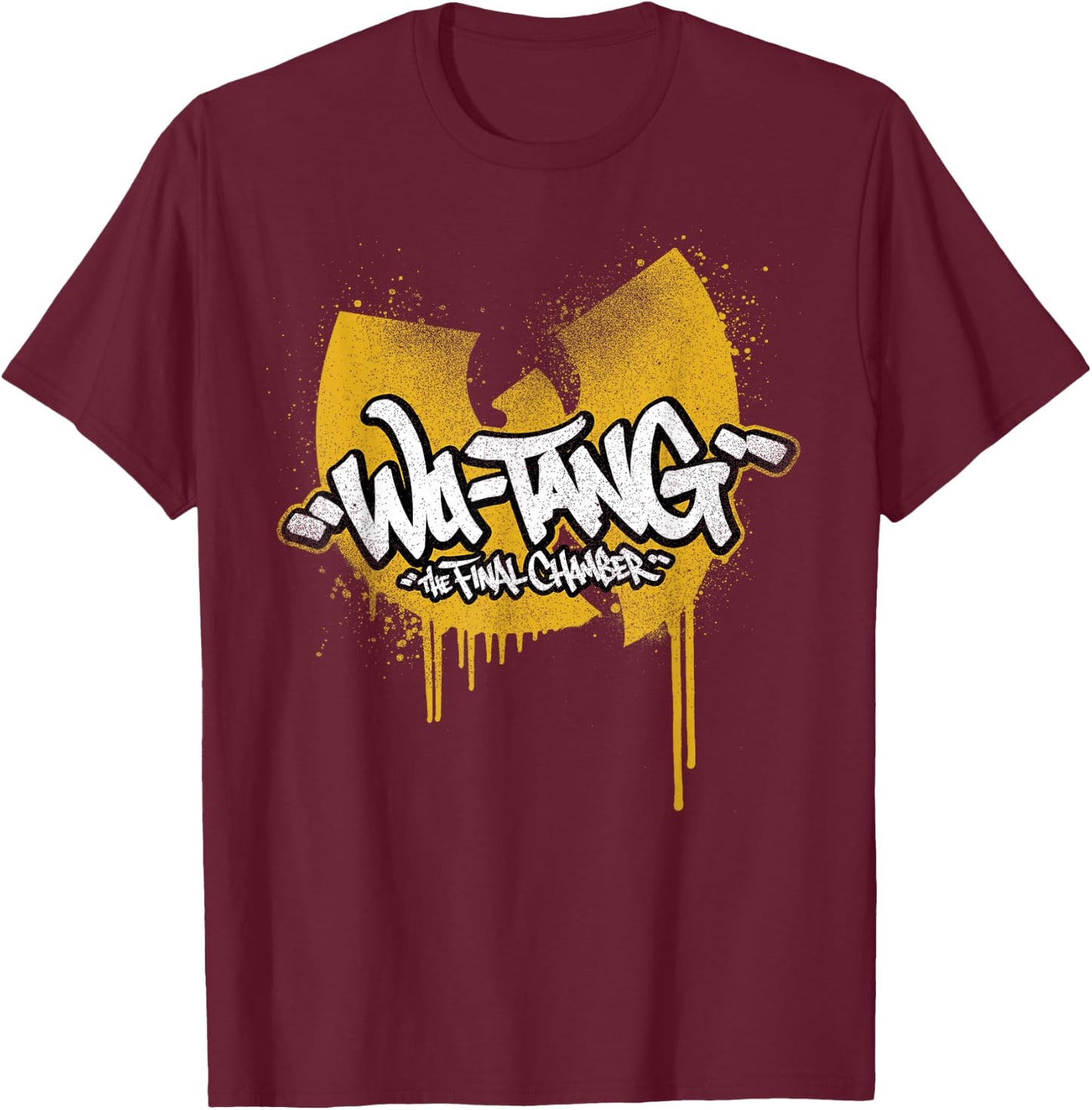 Wu-Tang Clan The Final Chamber Tournee durch Großbritannien und Europa T-Shirt - T-Shirt | Maroon