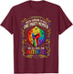 When Someone Attacks One Party Member LGBT T-Shirt - T-Shirt | Maroon