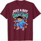 Boys Dance T-Shirt - T-Shirt | Maroon