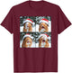 Guinea Pig With Santa Hat Christmas Guinea Pig Lover T-Shirt - T-Shirt | Maroon
