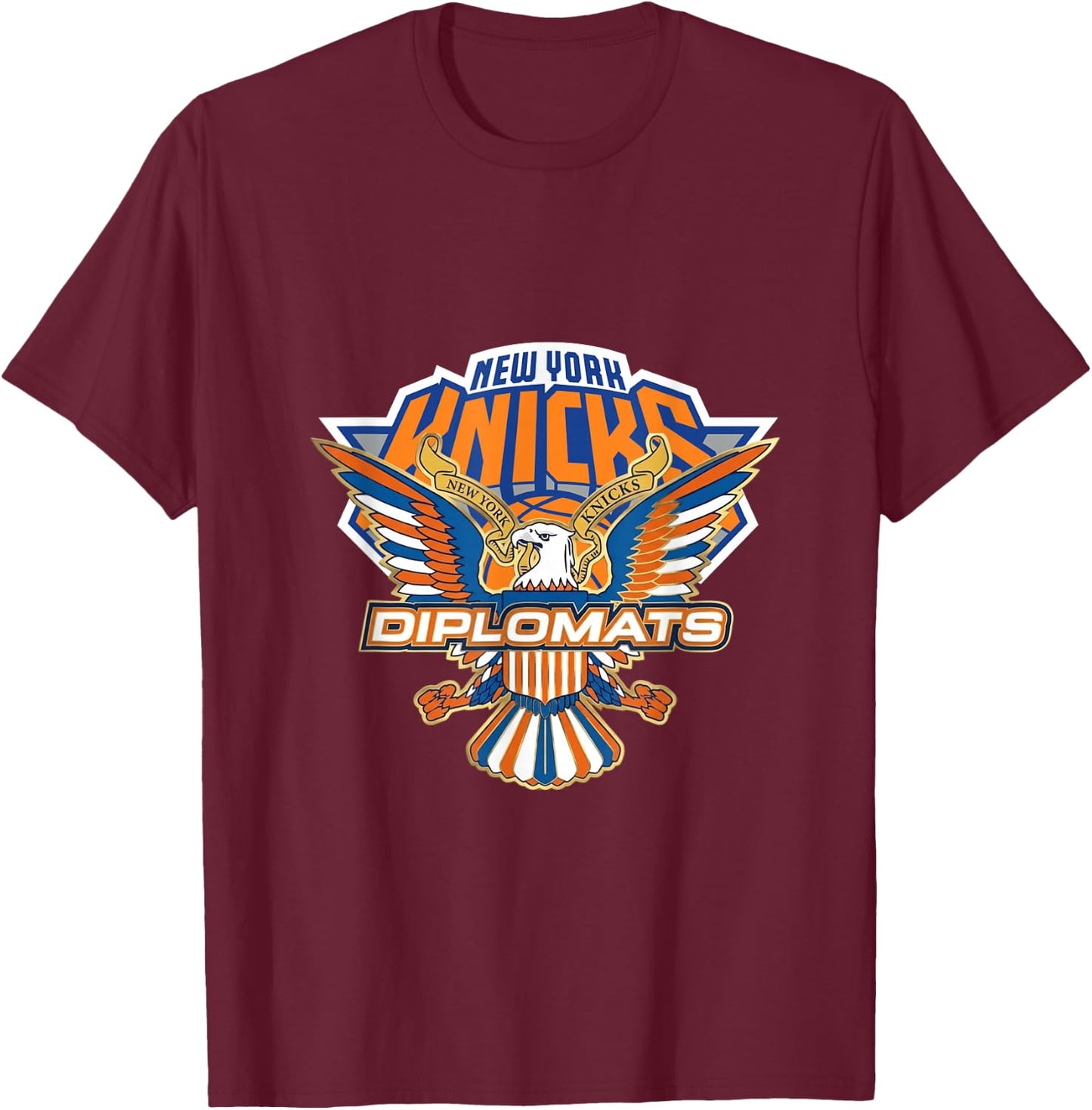 Knicks Diplomats T-Shirt - T-Shirt | Maroon