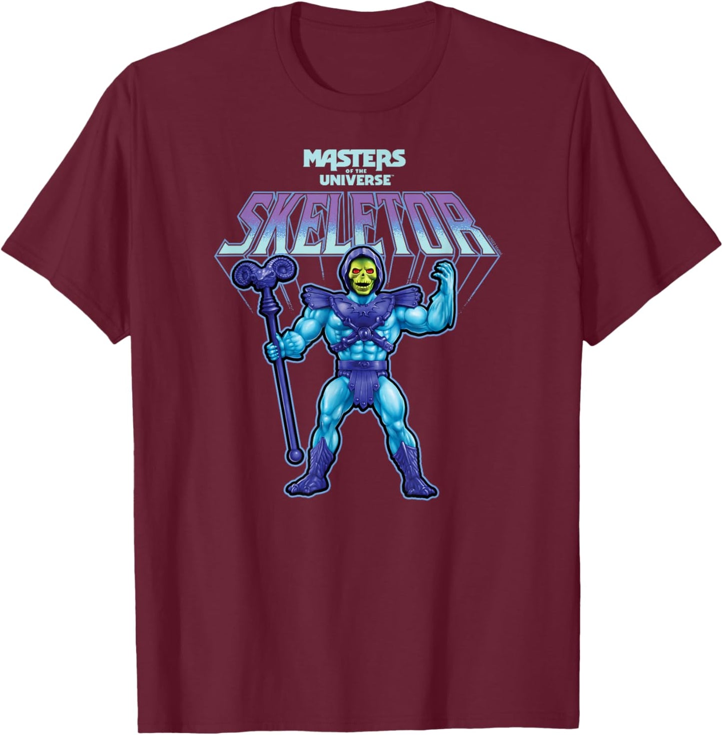 Masters of The Universe - Skeletor 40 T-Shirt - T-Shirt | Maroon