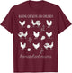 Boho Homeschool Chicken Homestead Mama Chicken Mama Farm T-Shirt - T-Shirt | Maroon