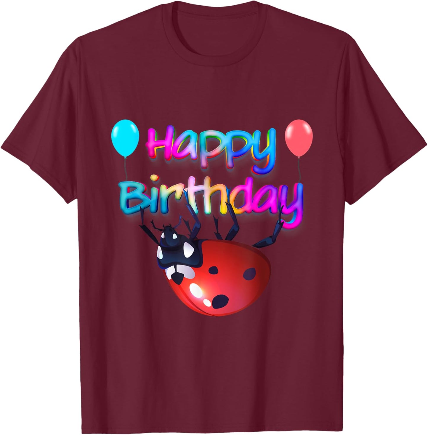 happy birthday Ladybug It's My Birthday Cute Ladybug Lover T-Shirt - T-Shirt | Maroon