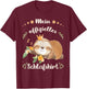My Official Sleep Shirt Women's Sloth Pyjama Shirt , black T-Shirt - T-Shirt | Maroon