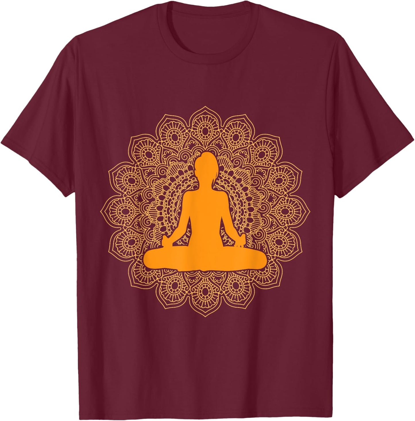 Transcendental Meditation Transcendental Yogi T-Shirt - T-Shirt | Maroon