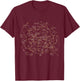 Stars Constellations Astronomy Cosmos Galaxy T-Shirt - T-Shirt | Maroon