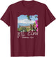Italy Taormina Mt. Etna T-Shirt - T-Shirt | Maroon