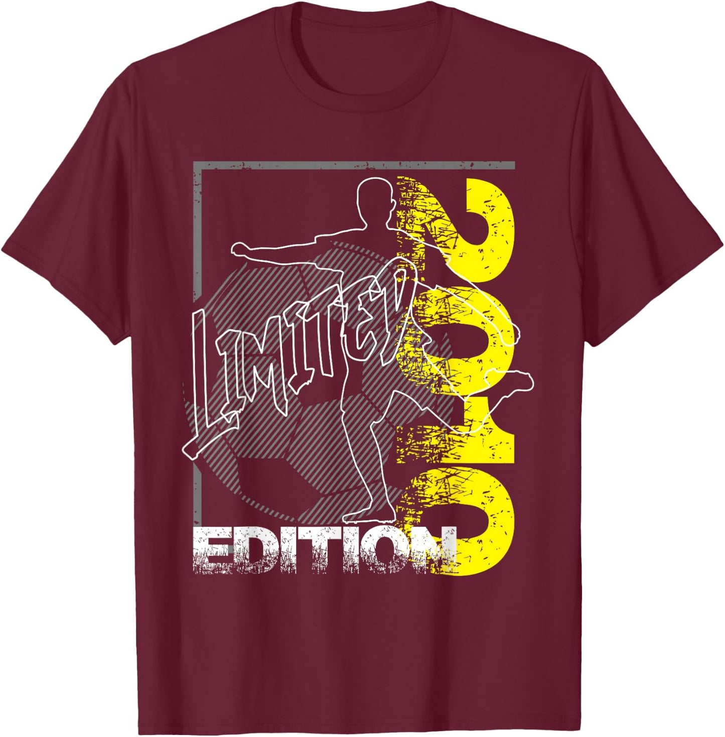 Limited Edition 2010 Limited Edition Fußball Geburtstag 2010 T-Shirt - T-Shirt | Maroon