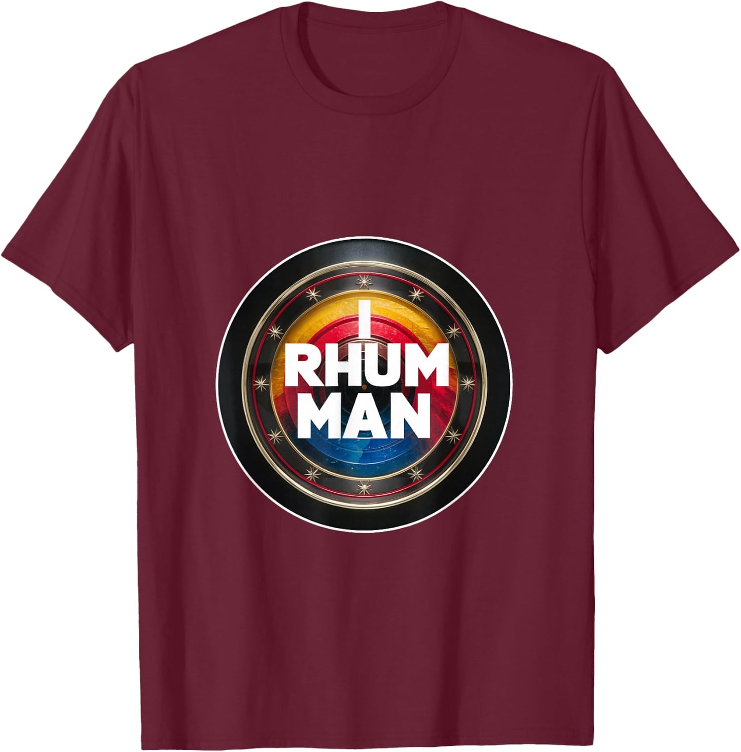 Birthday Gift Humour I Rum Man Aperitif Alcohol Father Dad , Black, S T-Shirt - T-Shirt | Maroon