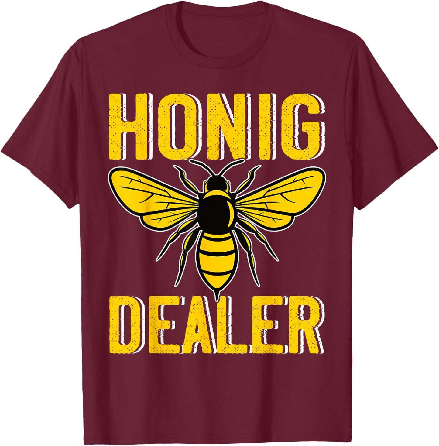 Men's Honey Dealer Beekeeping Supplies Bees Decorative Beekeepers , black, s T-Shirt - T-Shirt | Maroon