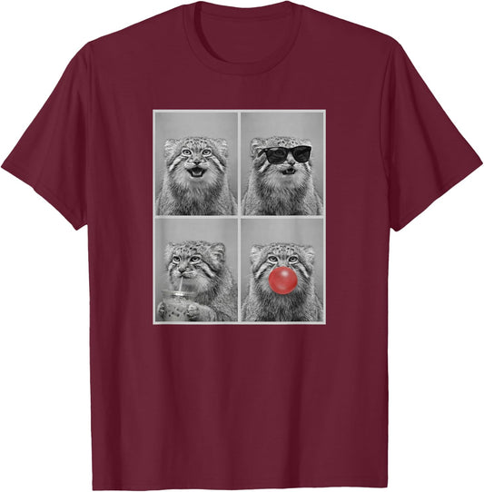 Pallas's Cats Funny Pallas's cat T-Shirt - T-Shirt | Maroon