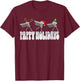 Speculum Reindeer Pappy Holidays Gynecologist Christmas T-Shirt - T-Shirt | Maroon