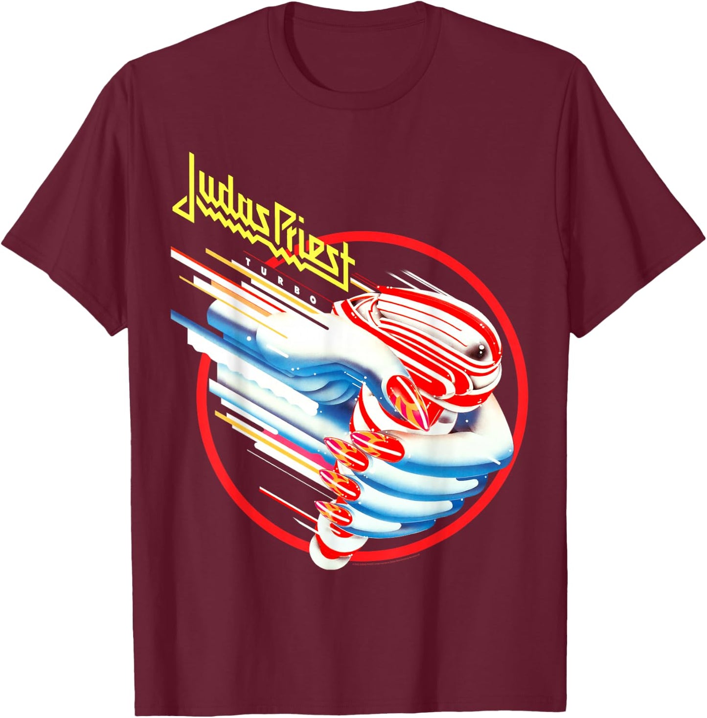 Judas Priest Turbo Album , black T-Shirt - T-Shirt | Maroon