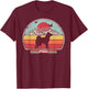 Shiba Inu Shirt Vintage T-Shirt - T-Shirt | Maroon