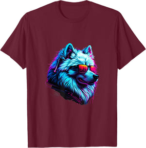 Samoyed Dogs Samoyeds T-Shirt - T-Shirt | Maroon