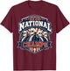 Funny Founding Fathers 1776 National Champs 250 Years T-Shirt - T-Shirt | Maroon