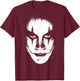 The Crow - Big Face , Black, S T-Shirt - T-Shirt | Maroon