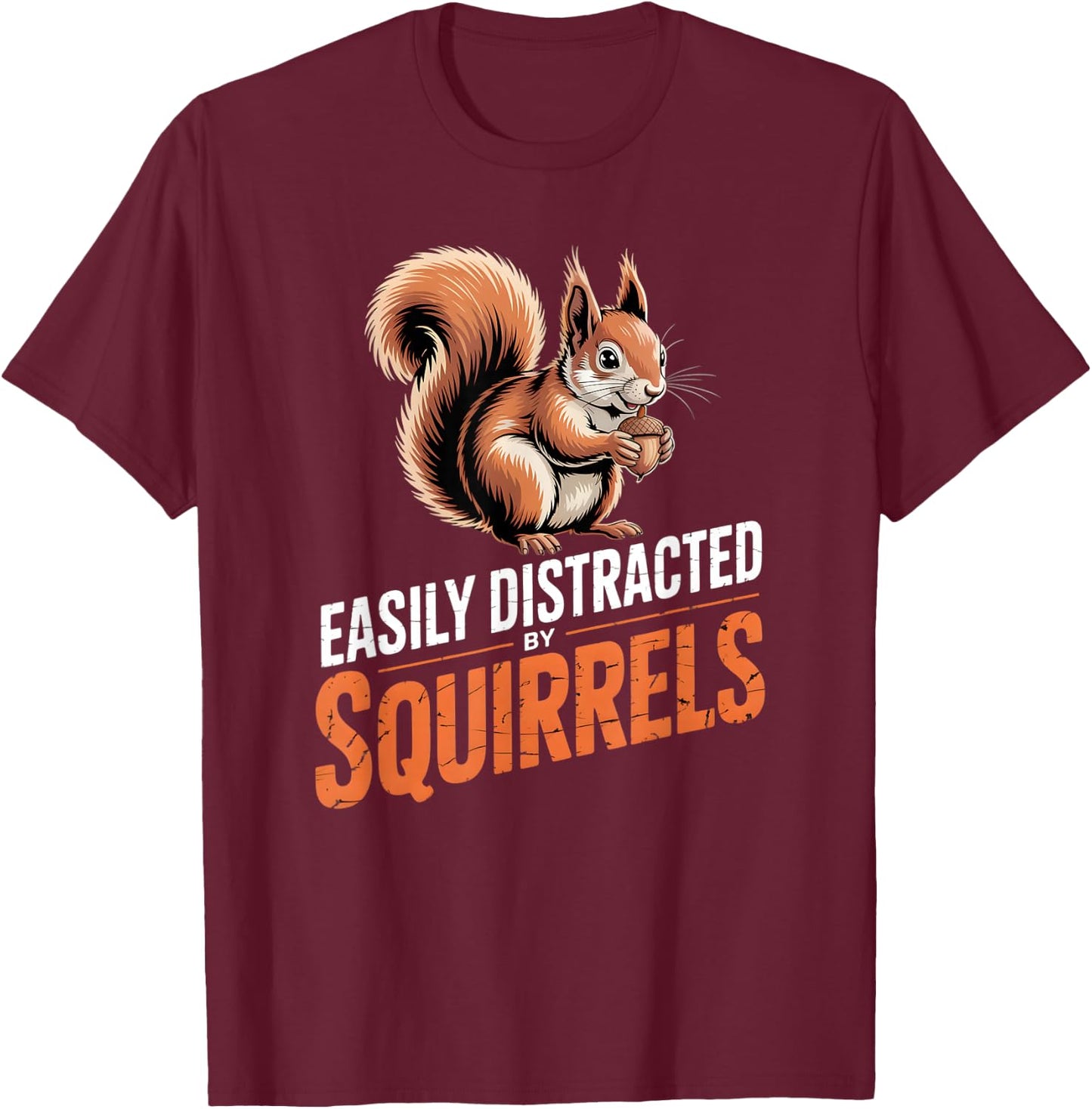 Squirrel T-Shirt - T-Shirt | Maroon