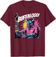 Buffalo Slot Machine Funny Casino Lovers Art T-Shirt - T-Shirt | Maroon