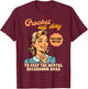 Crocheting Crochet All Day To Keep The Mental Breakdown Away T-Shirt - T-Shirt | Maroon