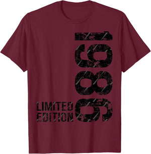 39 Years Birthday Man Woman Vintage 1986 T-Shirt - T-Shirt | Maroon