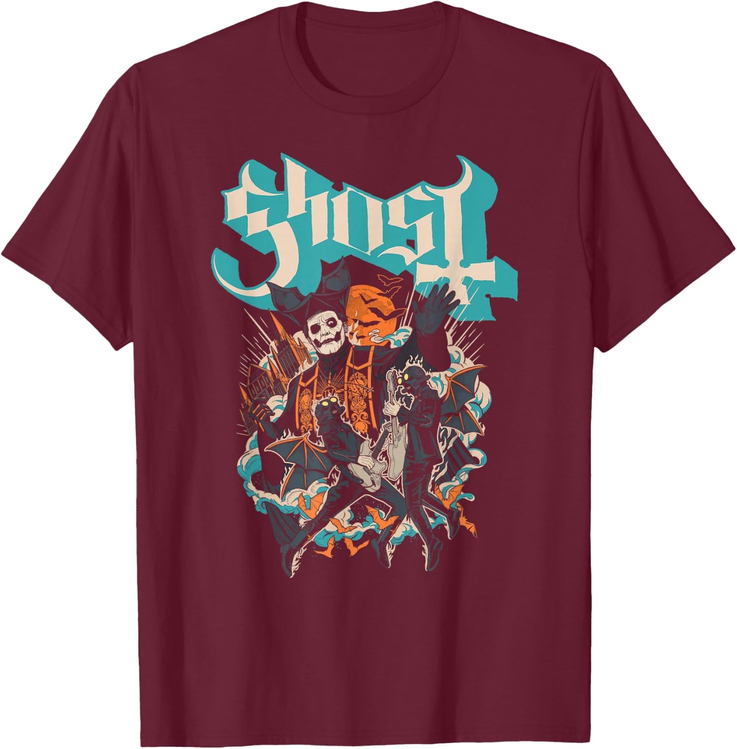Ghost - Impera Maestro T-Shirt - T-Shirt | Maroon