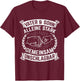 Vater & Sohn Alleine Stark Gemeinsam Unschlagbar Vater T-Shirt - T-Shirt | Maroon