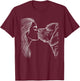 Mastiff Mom Dog Art English Mastiff Lover Mother's Day T-Shirt - T-Shirt | Maroon