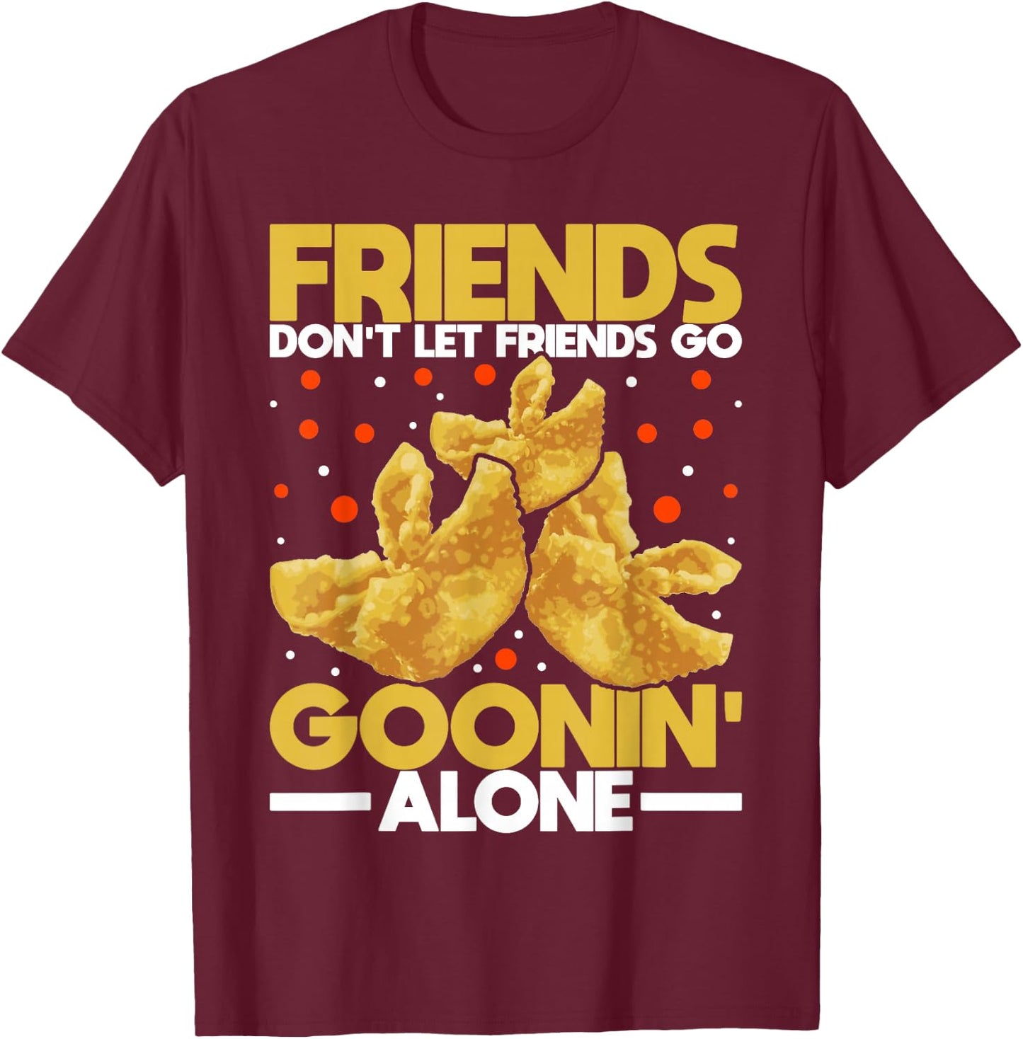 Crab Rangoon T-Shirt - T-Shirt | Maroon