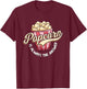 Popcorn is Always The Answer Funny for Kids and Teens T-Shirt - T-Shirt | Maroon