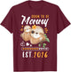 Mommy 2026, Expecting Mom To Be, Baby Announcement, Sloths T-Shirt - T-Shirt | Maroon