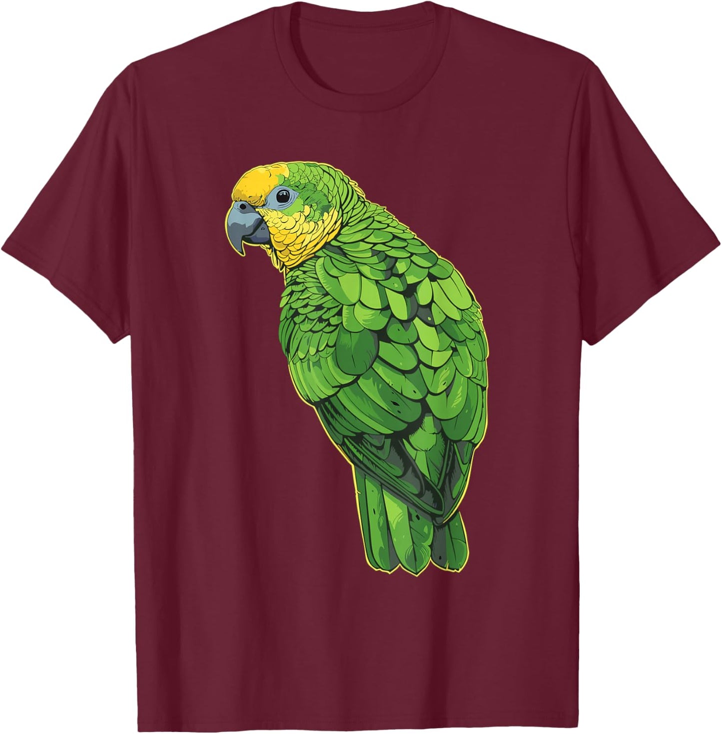 Amazon Parrots Lovers Amazon Parrot T-Shirt - T-Shirt | Maroon