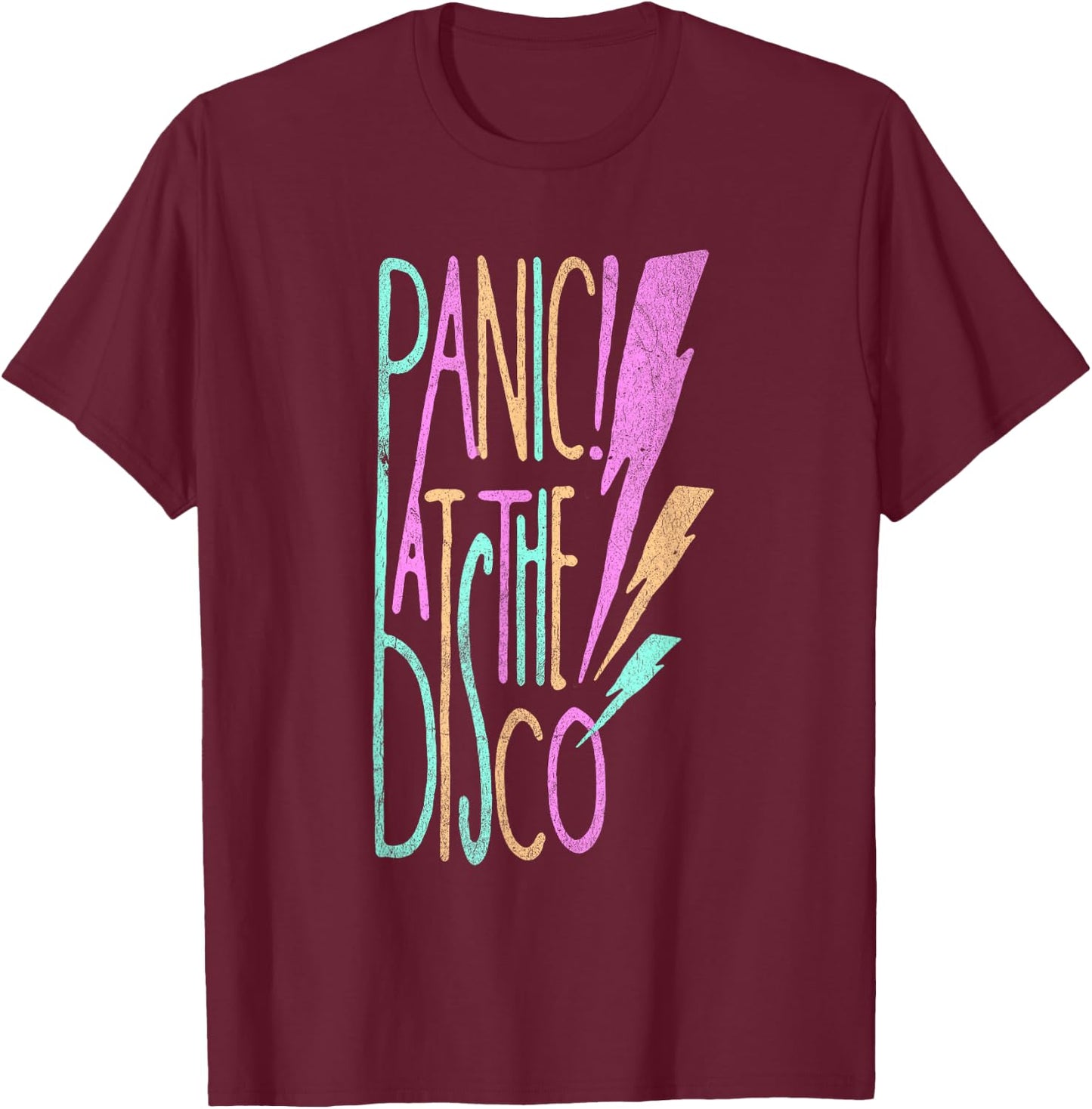 Panic! at The Disco - Lightning Small T-Shirt - T-Shirt | Maroon