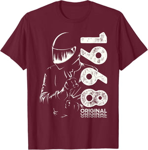 53rd Birthday Man Motorcycle Biker Biker 1968 T-Shirt - T-Shirt | Maroon