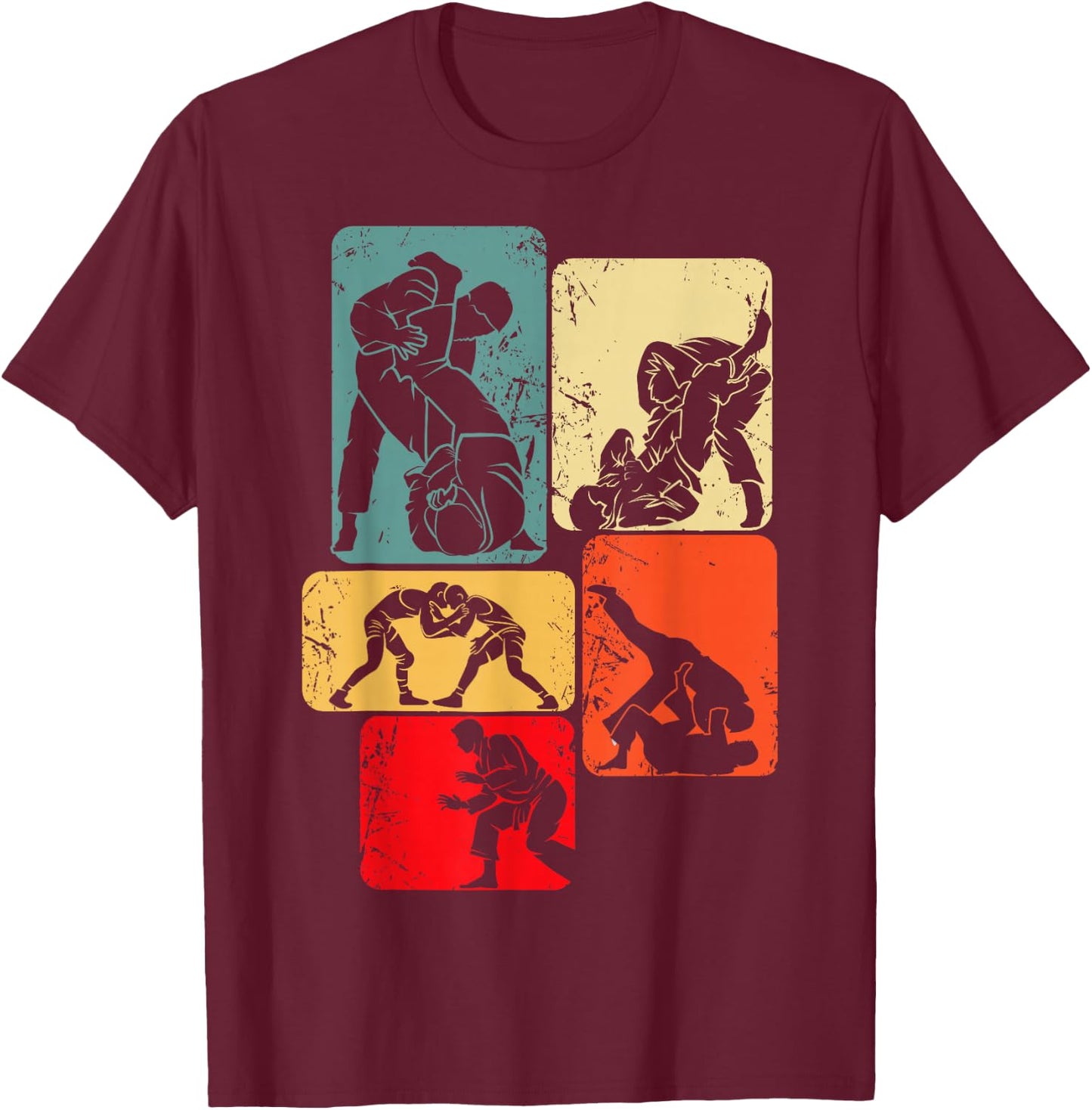 BJJ Jiu Jitsu T-Shirt - T-Shirt | Maroon