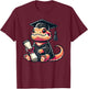 Cute Bearded Dragon Graduation T-Shirt - T-Shirt | Maroon