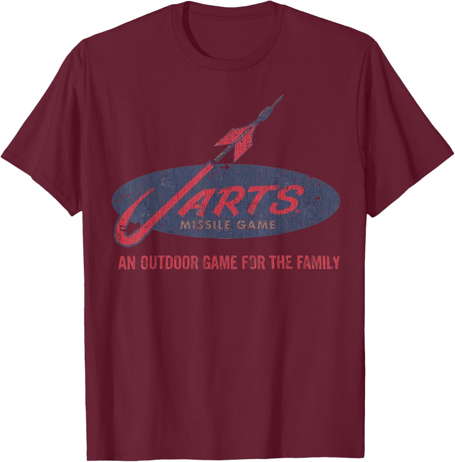 Jarts Vintage , Black T-Shirt - T-Shirt | Maroon
