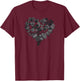 Flower Graphic Wildflower Floral Gardening Boys T-Shirt - T-Shirt | Maroon