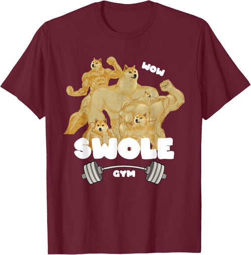 Swole Gym Swole Doge Meme Buff Doge Meme