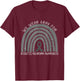 We Wear Gray Rainbow for Acoustic Neuroma Awareness T-Shirt - T-Shirt | Maroon