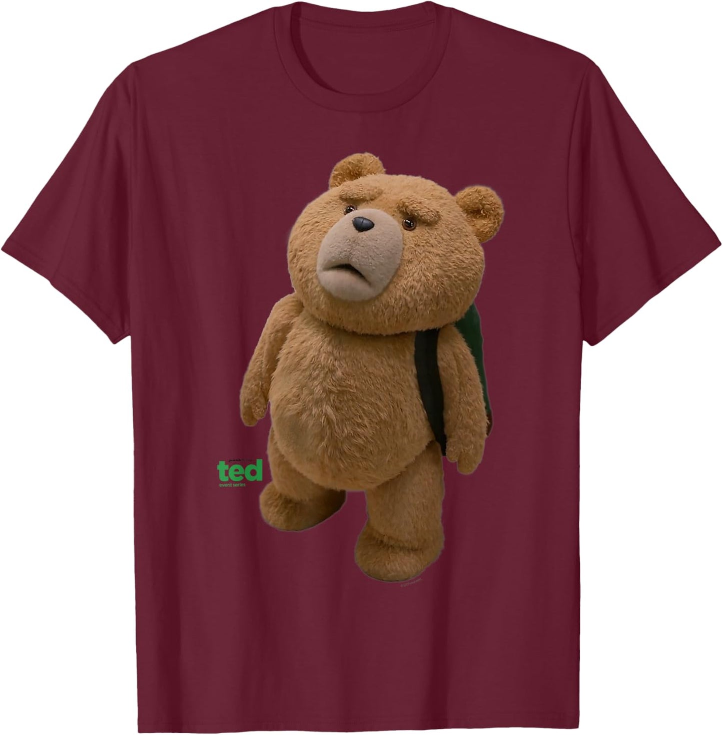 Ted TV Series Teddy Bear , blue T-Shirt - T-Shirt | Maroon