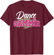 Dance Gammie Leopard Funny Dancing Gammie Mother's Day T-Shirt - T-Shirt | Maroon